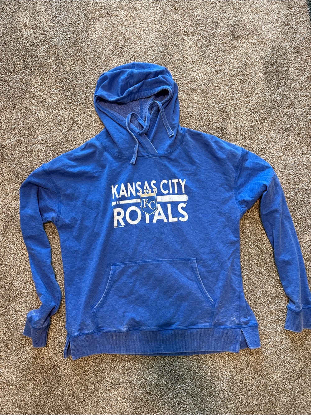 Kansas City Royals Women's Blue Pullover Hoodie